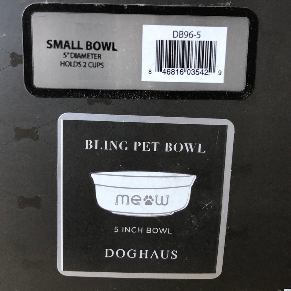 🛑SOLD🛑Meow Bling Pet Bowl Dog Haus small bowl - Picture 3 of 3